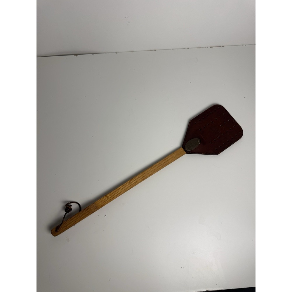 Colonel Littleton - No. 1 Flyswatter - Oak Handle & Italian Bridle Leather - USA
